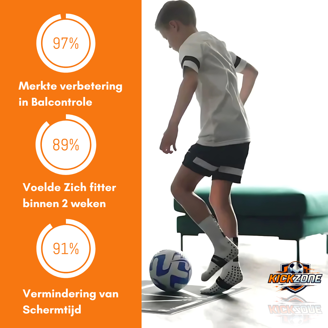 Kickzone™ Voetbal Trainingsmat + GRATIS Voetbalsokken & Programma
