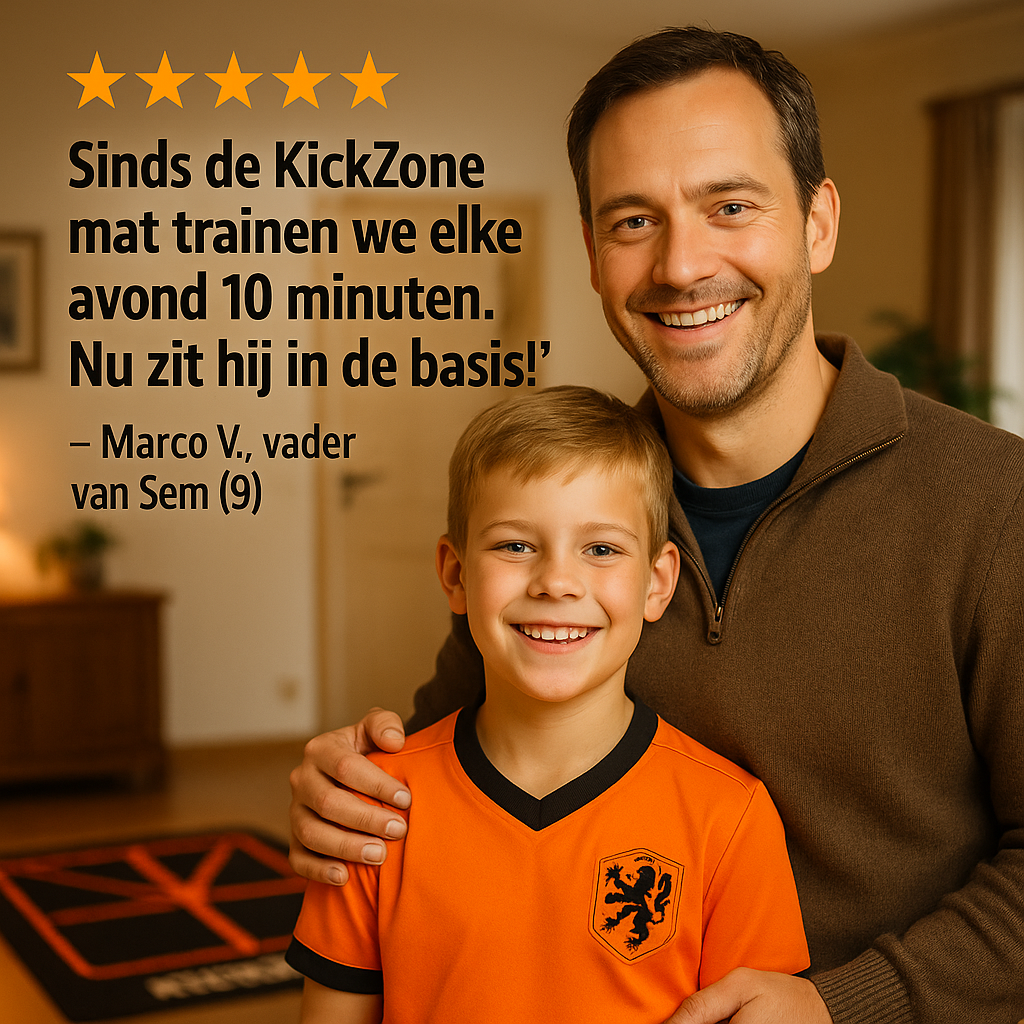 Kickzone™ Voetbal Trainingsmat + GRATIS Trainings-Programma & Voetbalsokken
